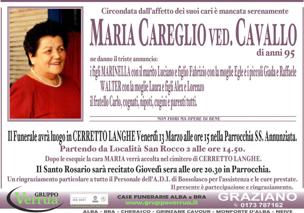 Maria Careglio Cavallo