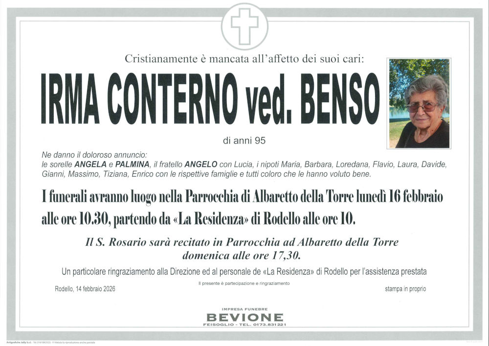Irma Conterno Benso