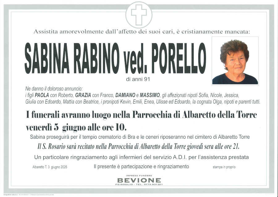Sabina Rabino Porello